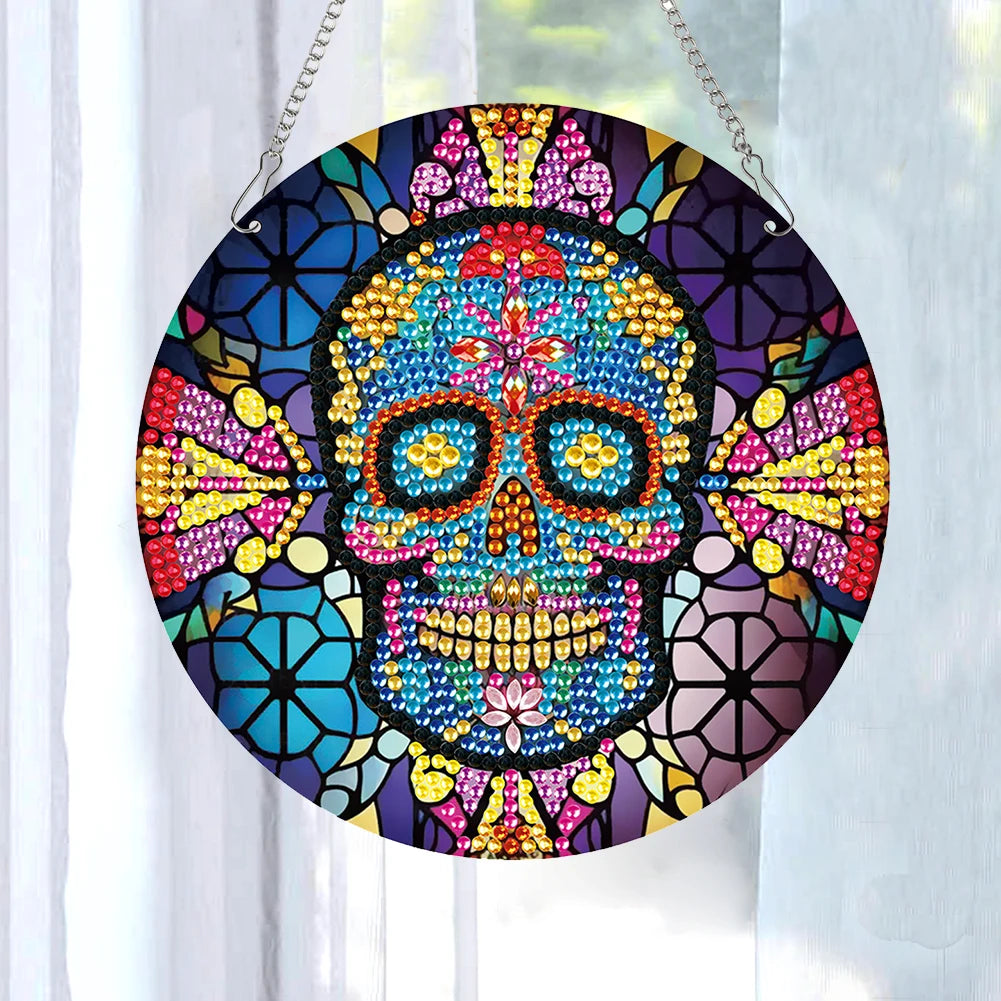 5D Halloween Diamond Painting Pendant DIY Cartoon Ghost Craft