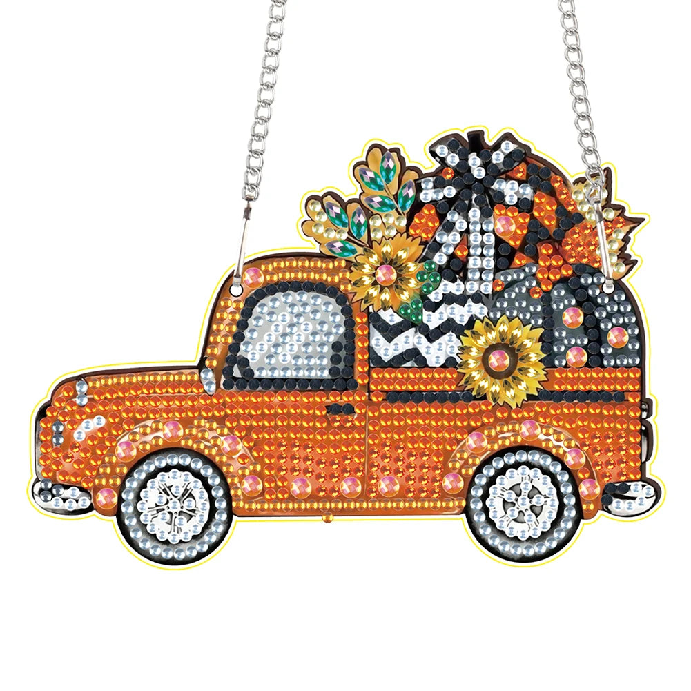 5D Halloween Diamond Painting Pendant DIY Cartoon Ghost Craft
