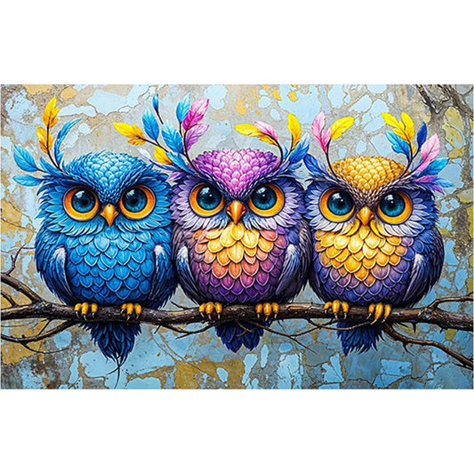 5D DIY Full Round Drill Diamond Painting Animal Kit 60x40cm