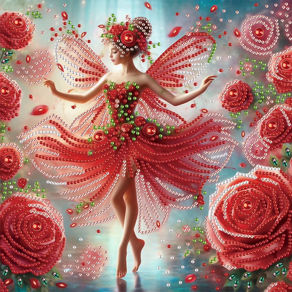 30x30cm Diamond Art Painting Butterfly Woman Handmade Decor